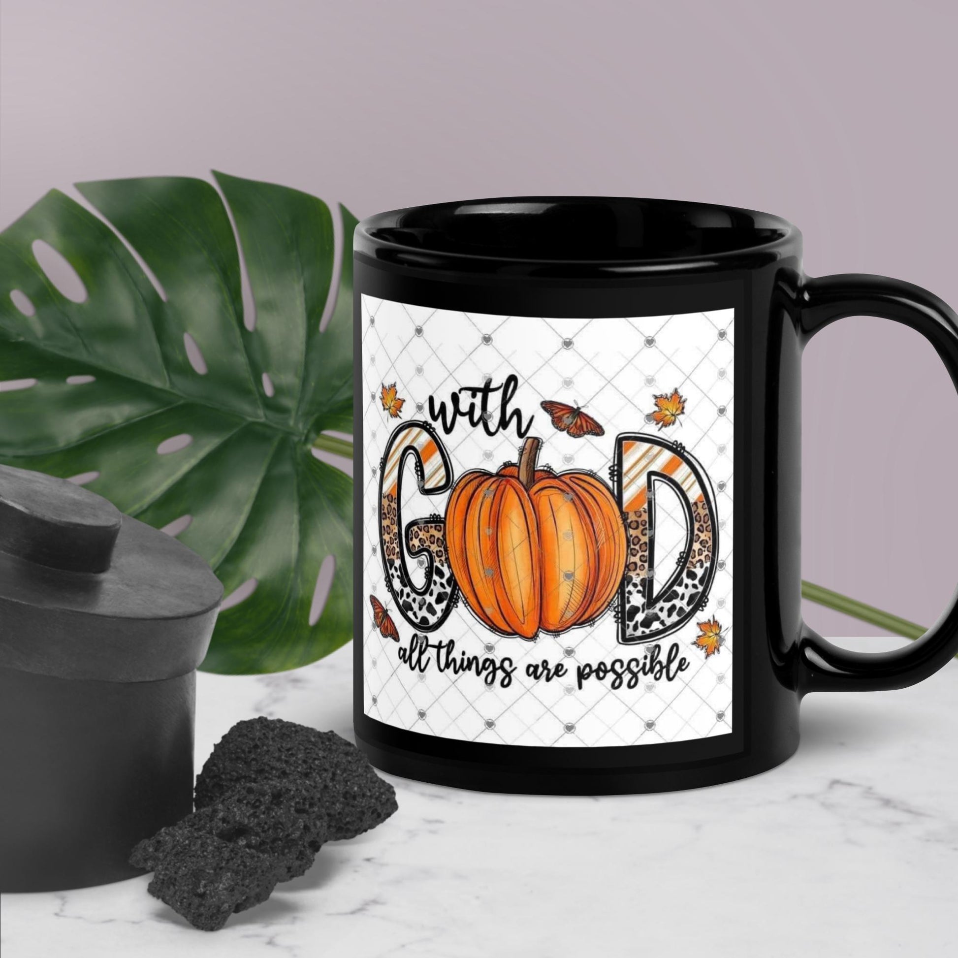 Black Glossy Mug